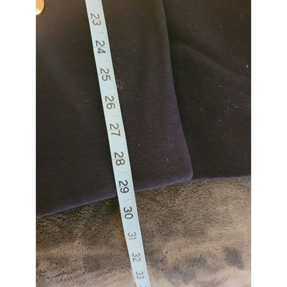 Talbots Womens Navy Double-Breasted Blazer Wool Cashmere Blend 10 - Picture 5 of 7